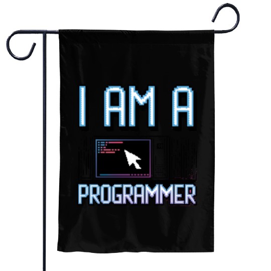 I'm a programmer Garden Flags