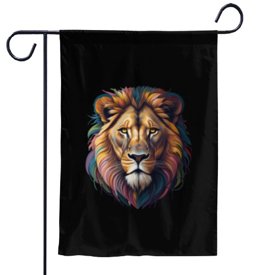 Royal Look Vibrant Mane Garden Flags