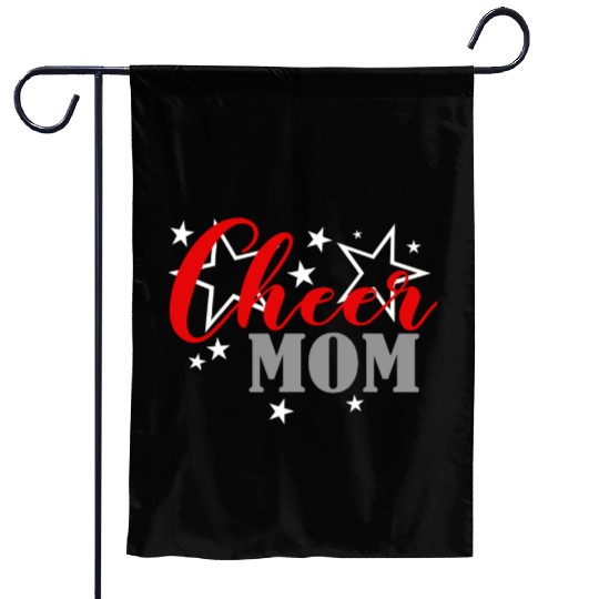Cheerleader Proud Cheer Mom Pride Sports Supporter Garden Flags
