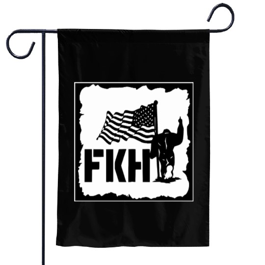 Bigfoot FKH Flag LIKE US ON FACEBOOK # Garden Flags