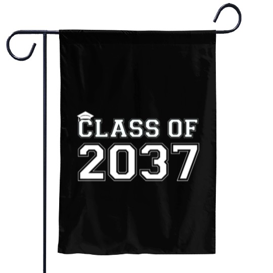 Class Of 2037 Pre K Grow With Me Graduation Garden Flags