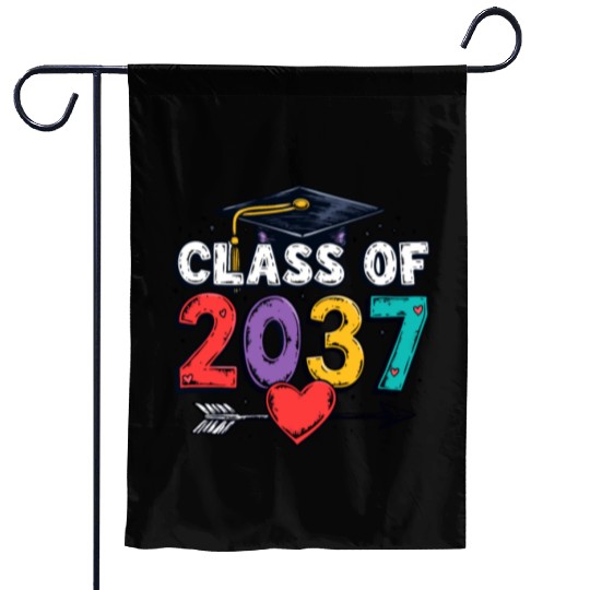 Celebrating the Class of 2037: A Colorful Future Garden Flags