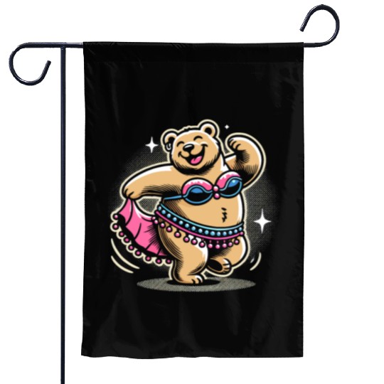 Tribal Fusion Rhythmic Dance Art For Belly Dance Garden Flags