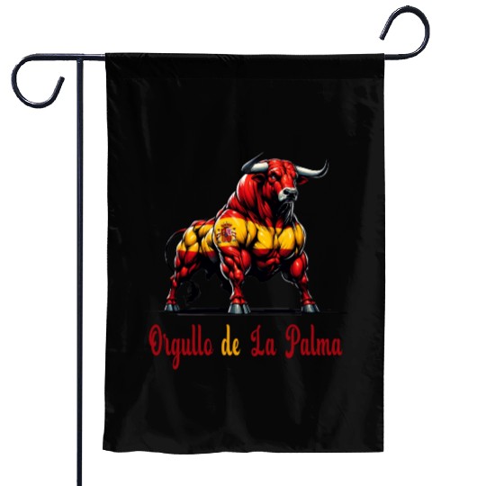 The pride of La Palma flag design Garden Flags