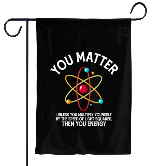 Retro Chemistry Science You Matter You Energy Garden Flags