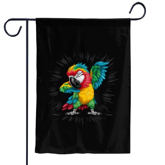 Macaw Parrot for a Bird Lover Animal Lover Garden Flags