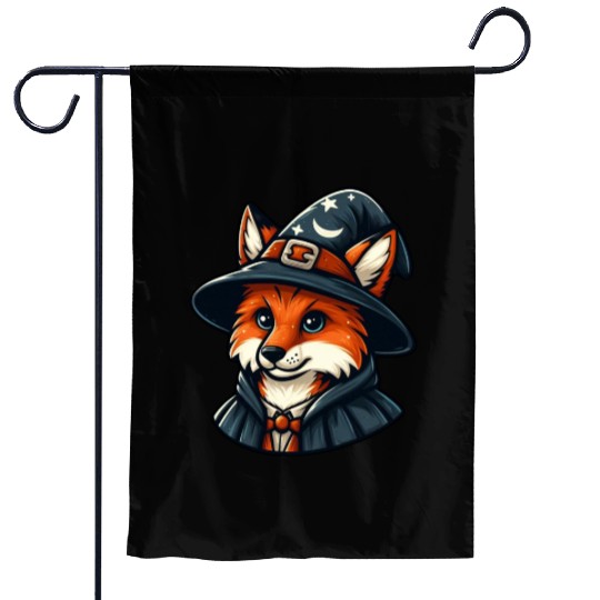 Magical Fox - Wizard Fantasy Garden Flags