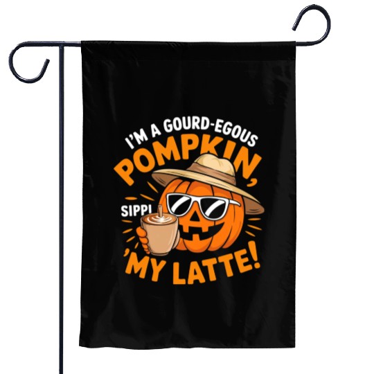 Pumpkin Spice Latte, Retro It's Fall Y'all Garden Flags