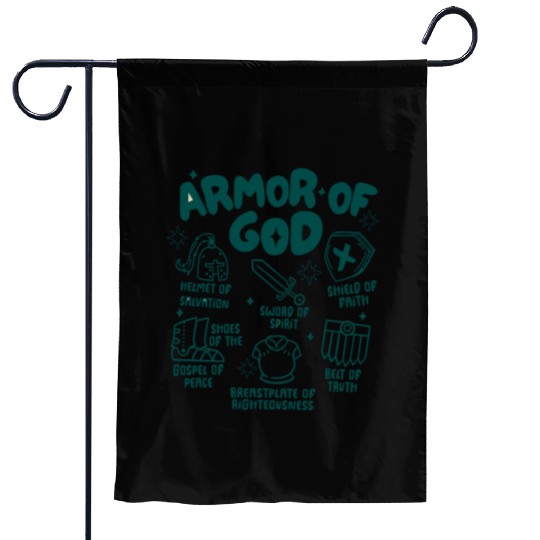 Armor of God Garden Flags