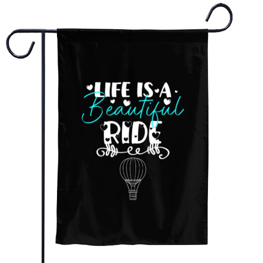 Hot Air Balloon Company Fire Adventure Garden Flags