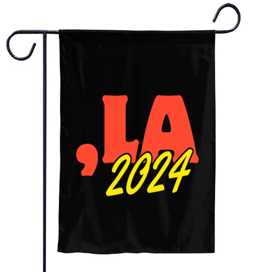 kamala harris 2024 president comma la funny Garden Flags