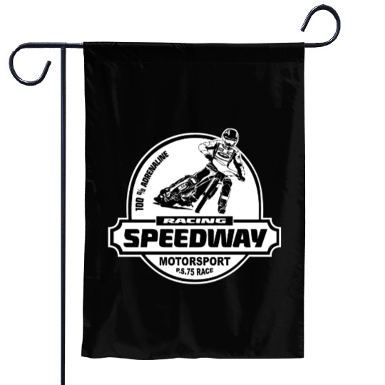 Motorcycle Speedway Racing Garden Flags