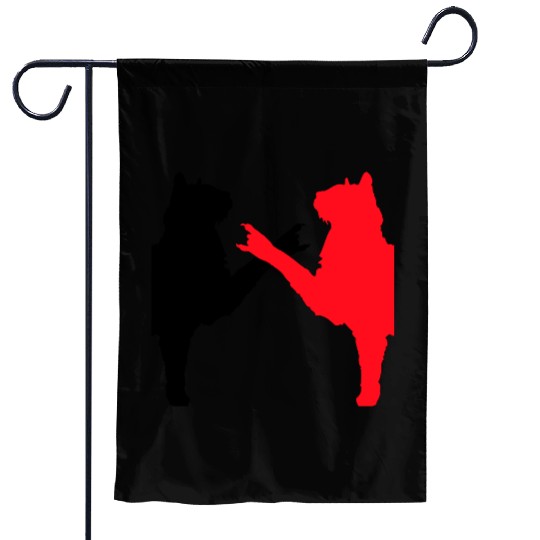 Cat Team Heavy Metal Hard Rock Music Pet Friends Garden Flags