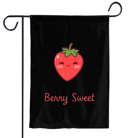 Berry Cute Strawberry Garden Flags