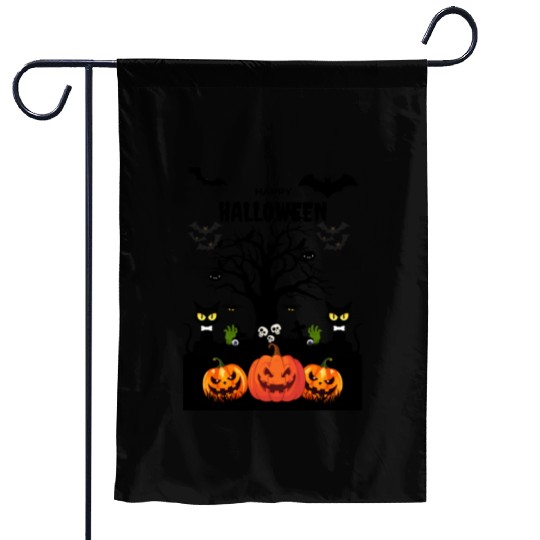 Halloween Party Garden Flags