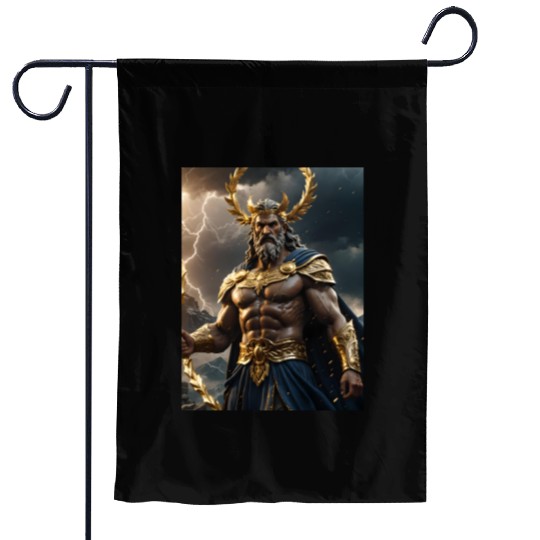Zeus Jupiter Roman Greek God Garden Flags