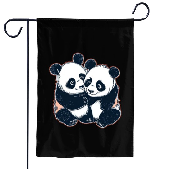 Panda Garden Flags