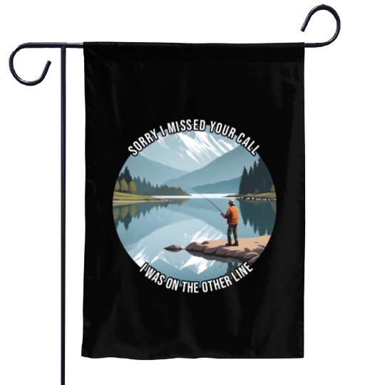Angler Fishing Fisherman Fish Garden Flags