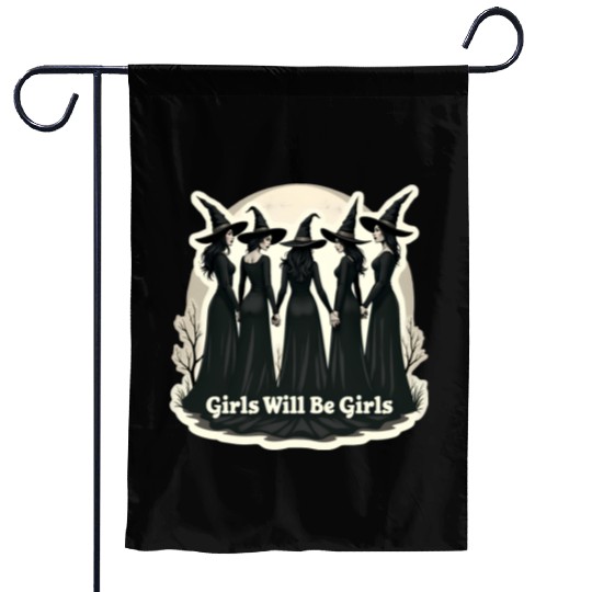 Girls Will Be Girls Garden Flags