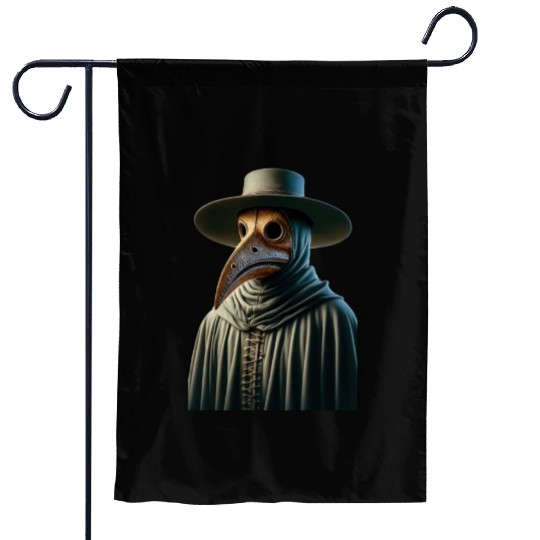 Plague Doctor Garden Flags