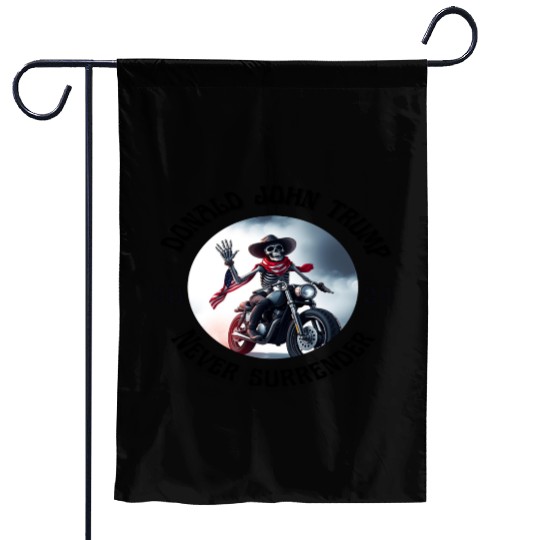 Donald John Trump Never Surrender Garden Flags