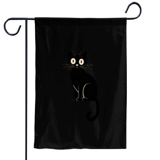 Mystical Black Cat Lover Garden Flags