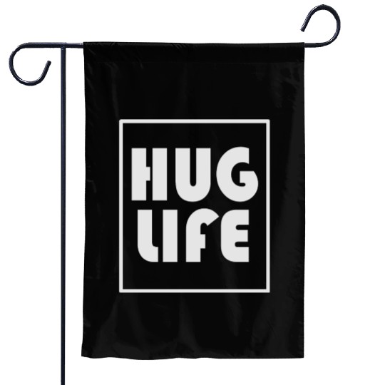 Hug Life Retro Style Garden Flags