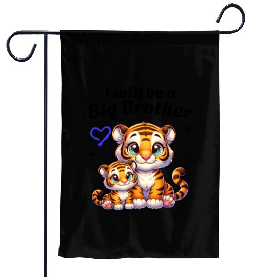 I'm Going To Be A Big Brother Sweet Tigers, Garden Flags