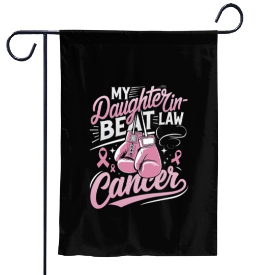 My Daughter-In-Law Beat Cancer Breast Cancer Garden Flags