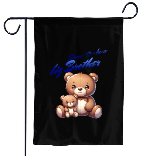 I'm Going To Be A Big Brother Cute Teddy Bears, Garden Flags