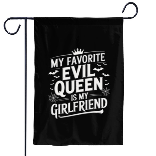 My Favorite Evil Queen Is My Girlfriend Garden Flags