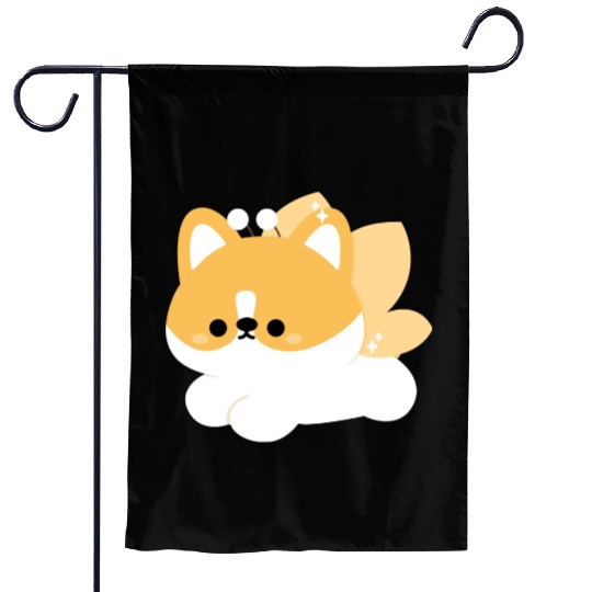 Fairy Corgi Garden Flags