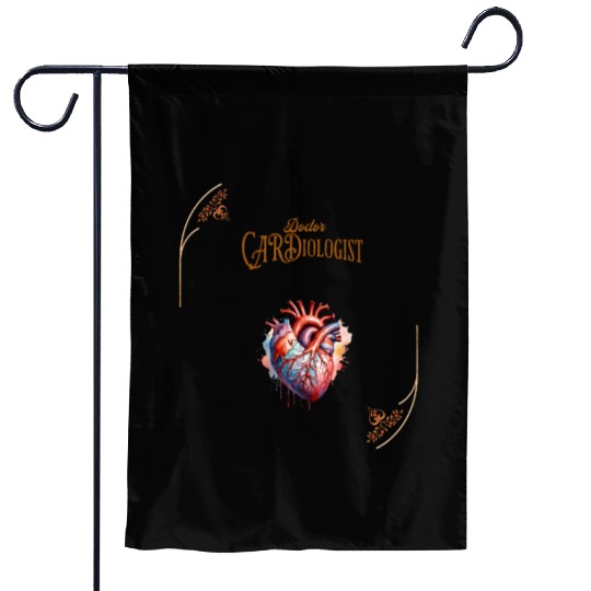 Doctor cardiologist Garden Flags