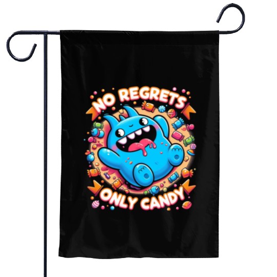 Stitch Halloween Disneyland No Regrets Only Candy Garden Flags