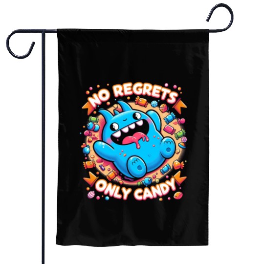 Stitch Halloween Disneyland No Regrets Only Candy Garden Flags