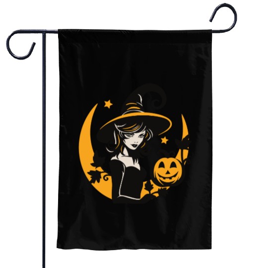 Witch Garden Flags