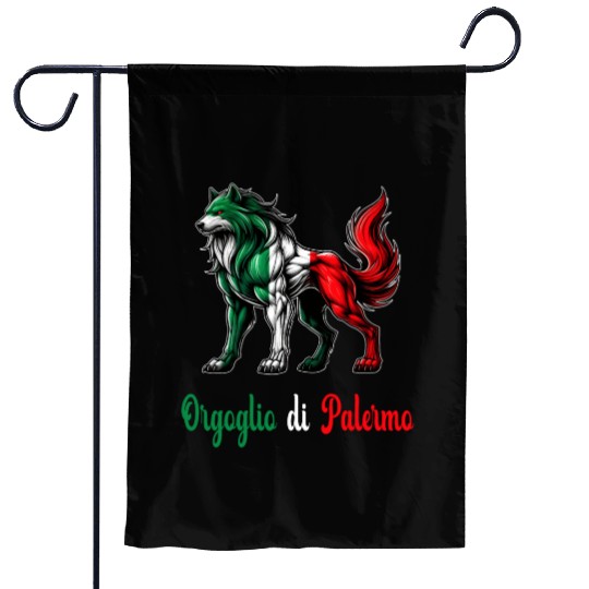 The pride of Palermo Italy flag Garden Flags