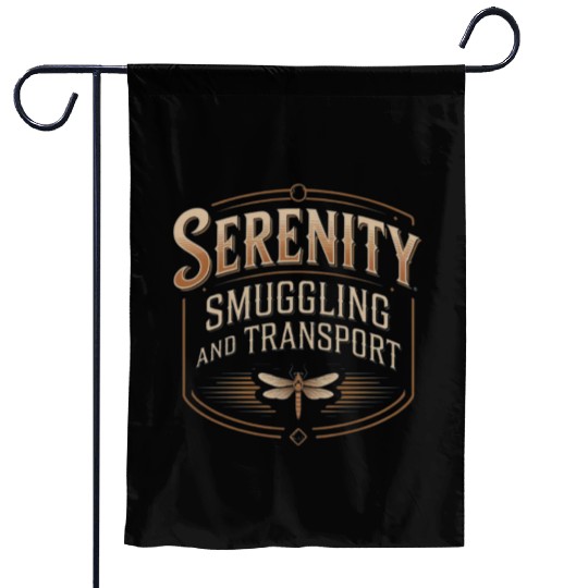 Vintage Serenity Smuggling And Transport Firefly Garden Flags
