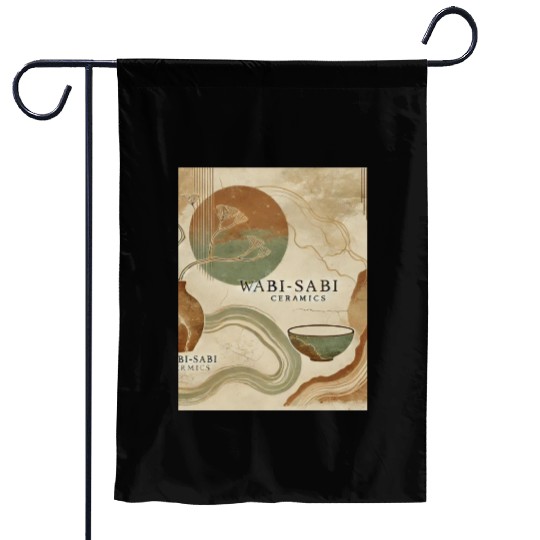 Wabi-Sabi Ceramics 2 Garden Flags