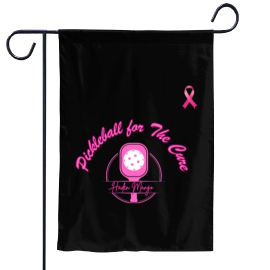 Pickleball For the Cure Garden Flags