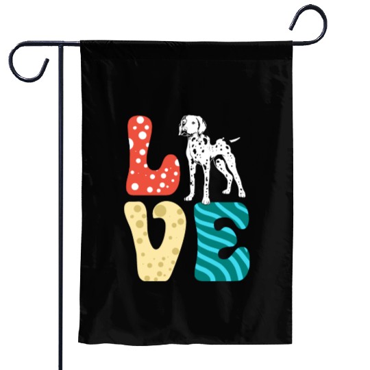 I Love My German Shorthaired Pointer Garden Flags