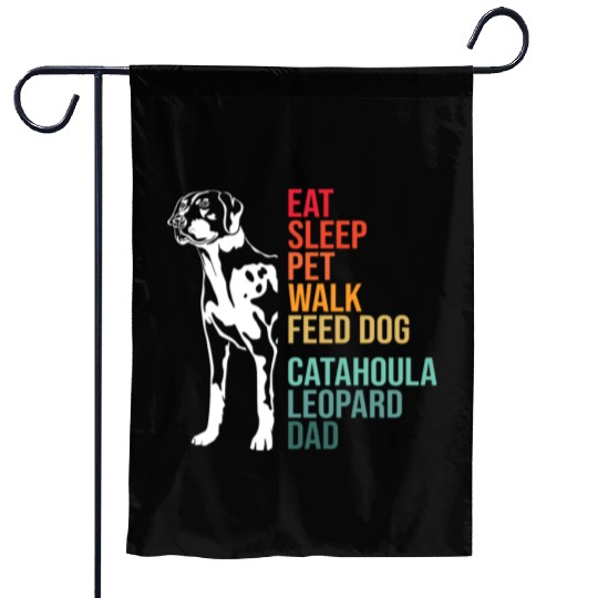 Funny Dog Owner Humor Catahoula Leopard Dog Garden Flags