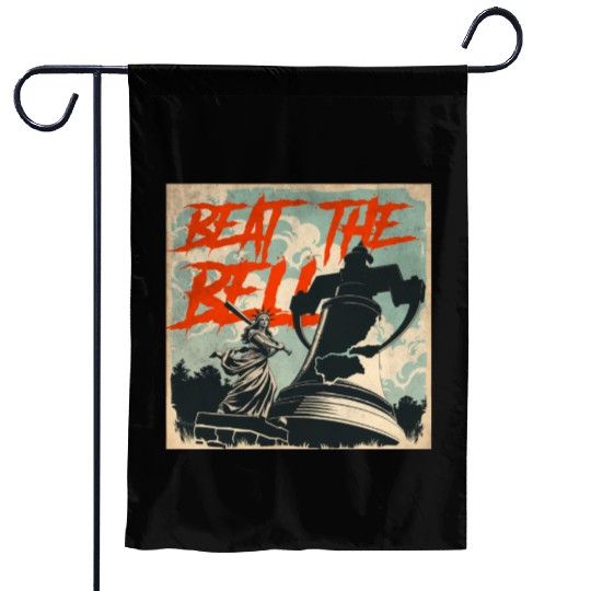 Queen of Liberty use baseball bat to beat the bell Garden Flags