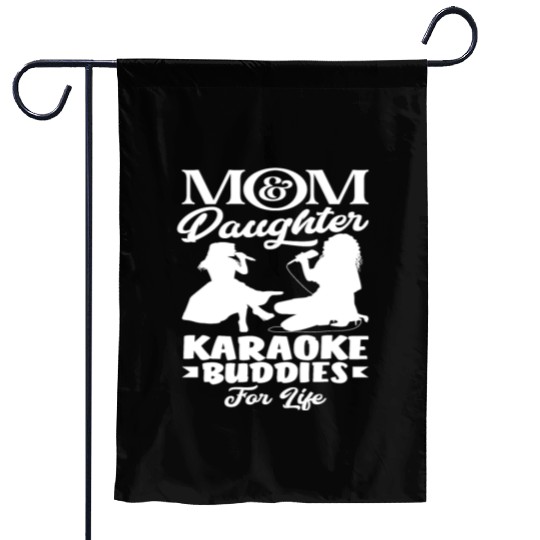 Mom And Daughter Karaoke Friends Forever Garden Flags