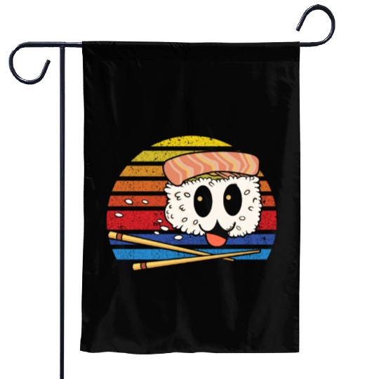 Sashimi Sushi Roll Kawaii Japan Maki Sushi Garden Flags