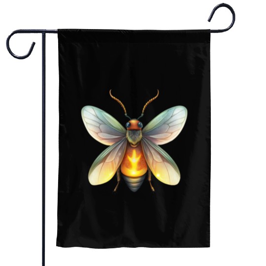 Shiny Firefly Garden Flags