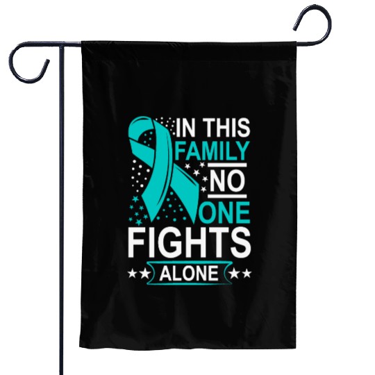 Wellness Collection - Family, No-one Fights Alone Garden Flags