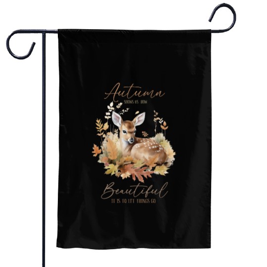 Autumn Grace - Letting Go with the Seasons Garden Flags