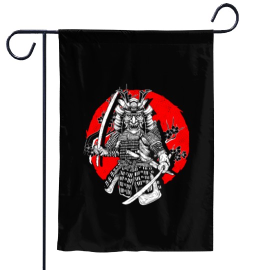 Kanji Katana Oni Demon Ninja Samurai Garden Flags