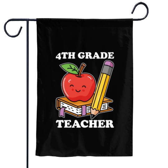 4th Grade Teacher Back to School Garden Flags